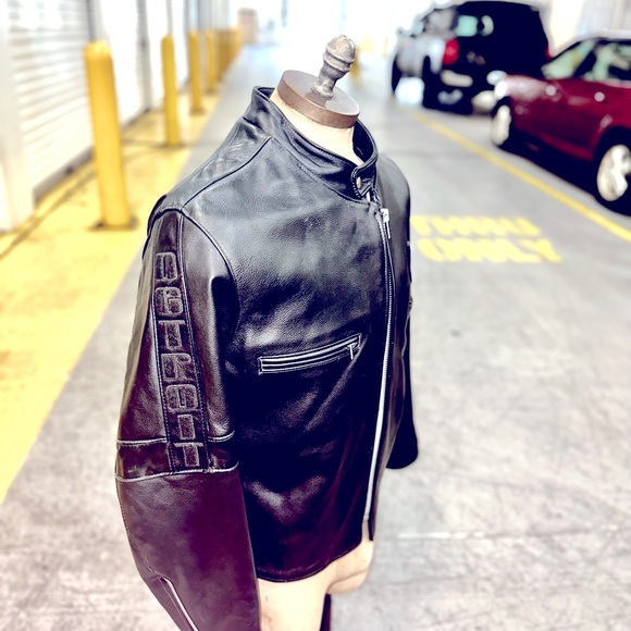 Detroit made leather motorcycle 